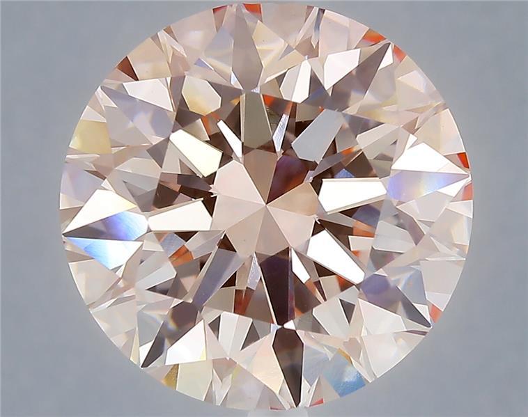 10.47 Ct. Fancy Intense Pink Round Lab Grown Diamond