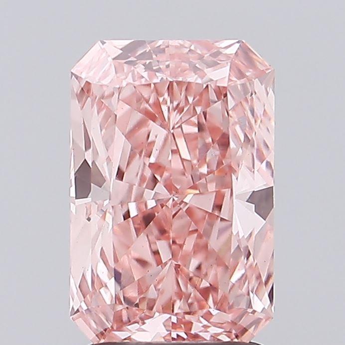 2.06 Ct. Fancy Vivid Pink Radiant Lab Grown Diamond