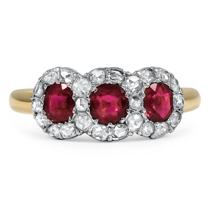 Art Deco Ruby Vintage Ring