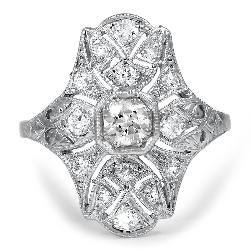 Art Deco Diamond Vintage Ring