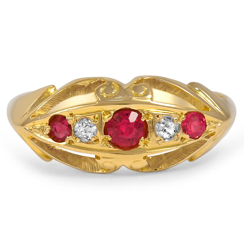 Victorian Ruby Vintage Ring