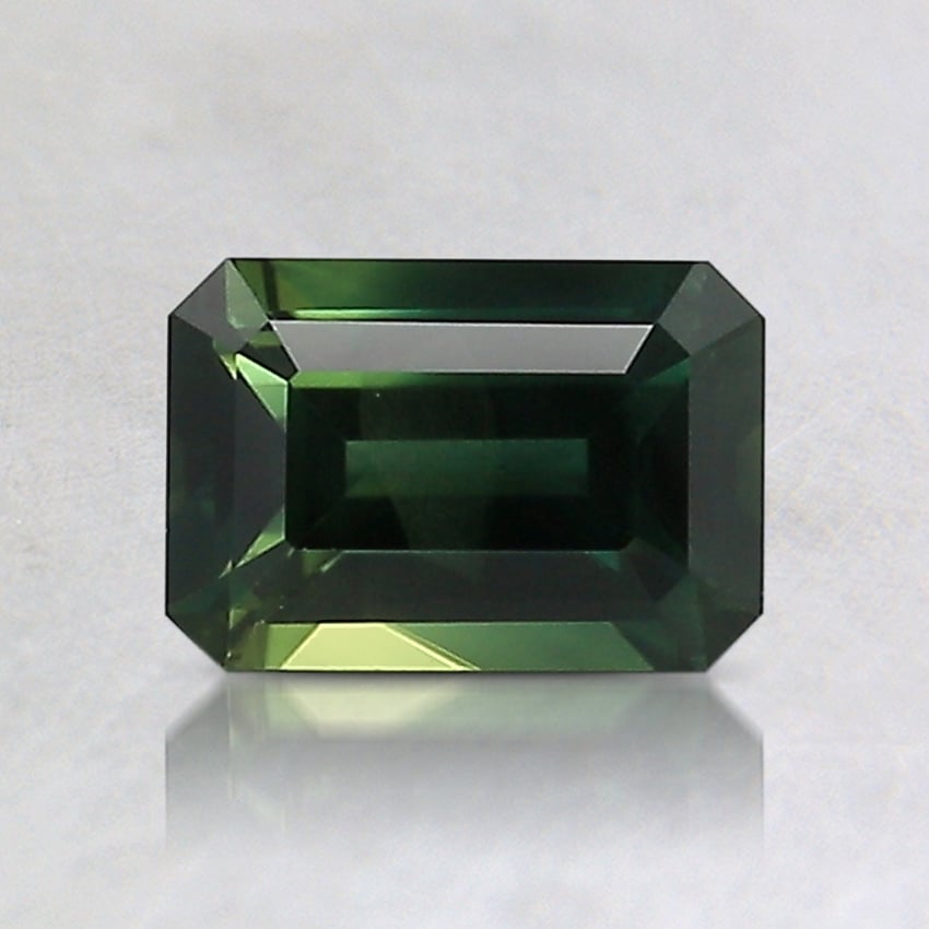 6.6x4.5mm Parti-Color Emerald Australian Sapphire