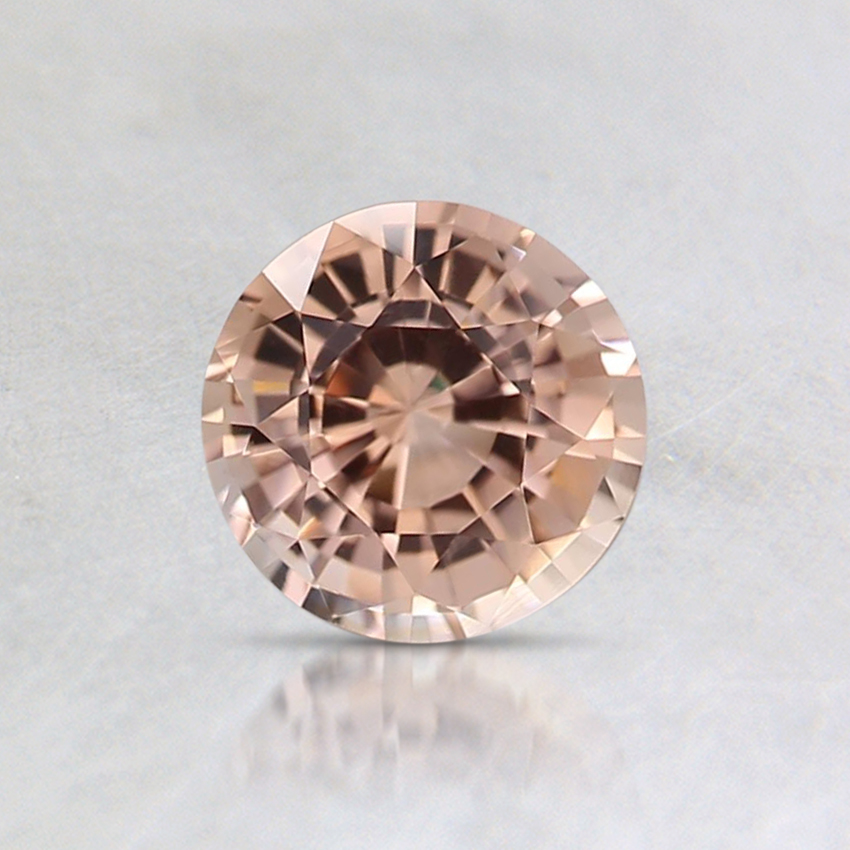5.4mm Peach Round Sapphire
