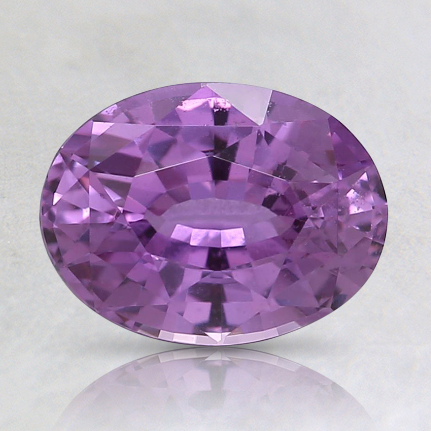 8.1x6.1mm Unheated Purple Oval Sapphire
