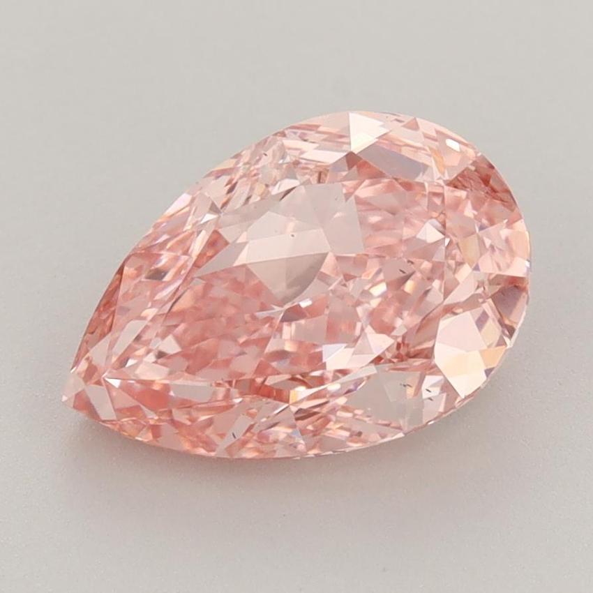 2.70 Ct. Fancy Vivid Pink Pear Lab Grown Diamond