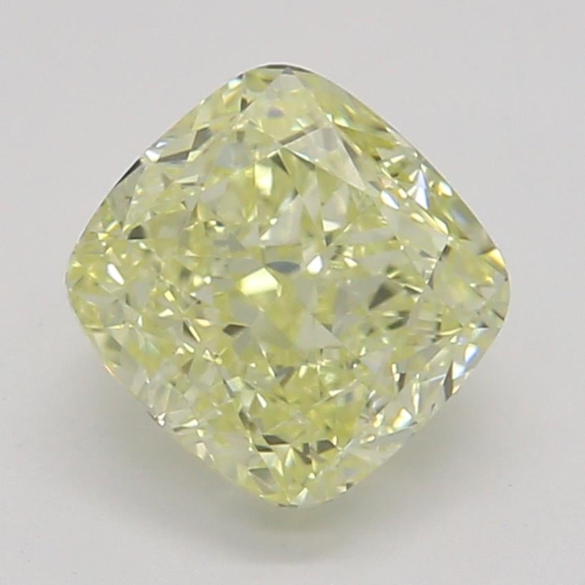 0.70 Ct. Fancy Yellow Cushion Diamond