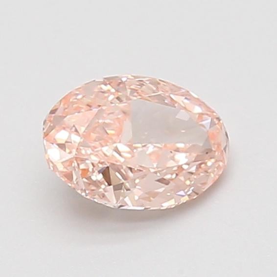 0.76 Ct. Fancy Vivid Pink Oval Lab Grown Diamond