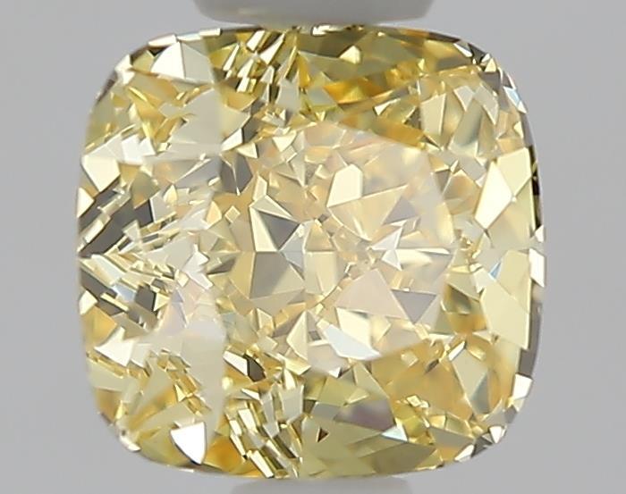 1.02 Ct. Fancy Vivid Yellow Yellow Cushion Lab Grown Diamond