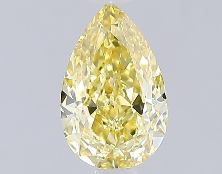 1.06 Ct. Fancy Vivid Yellow Yellow Pear Lab Grown Diamond