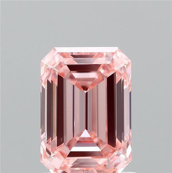 1.52 Ct. Fancy Vivid Pink Emerald Lab Grown Diamond