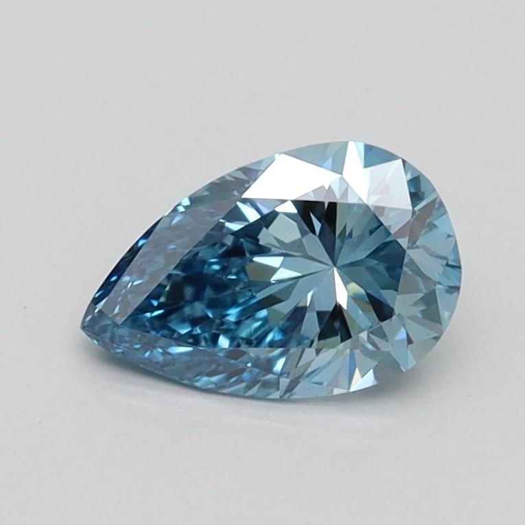 0.70 Ct. Fancy Vivid Blue Pear Lab Grown Diamond