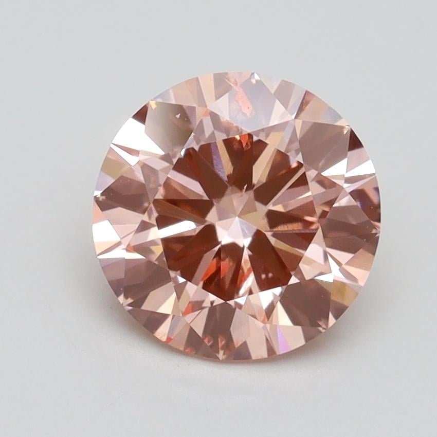 1.87 Ct. Fancy Intense Pink Round Lab Grown Diamond