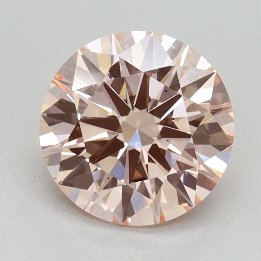 2.10 Ct. Fancy Intense Pink Round Lab Grown Diamond