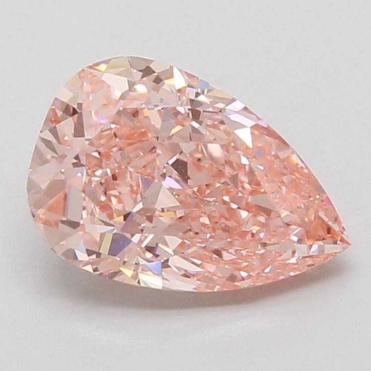 3.06 Ct. Fancy Vivid Pink Pear Lab Grown Diamond