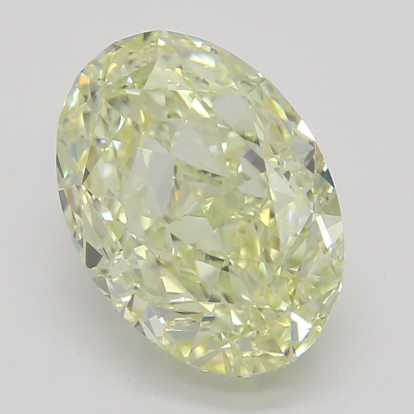 1.52 Ct. Fancy Light Yellow Oval Diamond