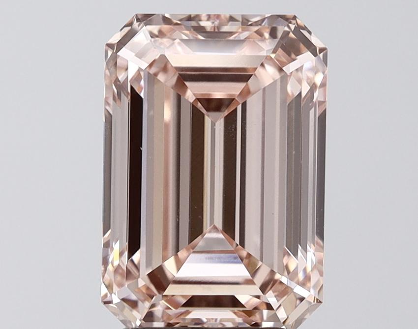 4.09 Ct. Fancy Intense Pink Emerald Lab Grown Diamond