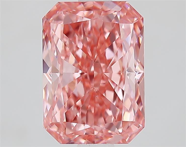 2.01 Ct. Fancy Vivid  Pink Radiant Lab Grown Diamond