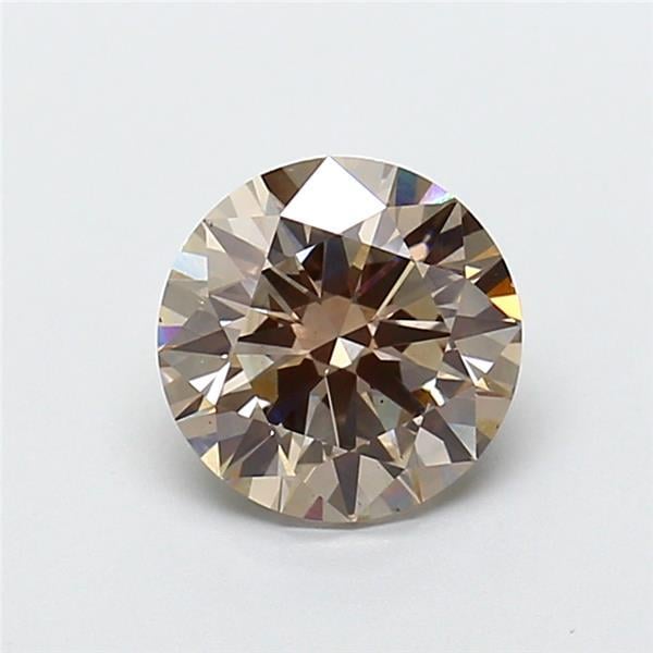 1.72 Ct. Very Light Brown Round Lab Grown Diamond