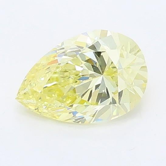 0.71 Ct. Fancy Yellow Pear Lab Grown Diamond