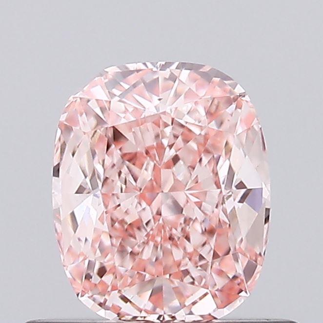 0.58 Ct. Fancy Intense Pink Cushion Lab Grown Diamond