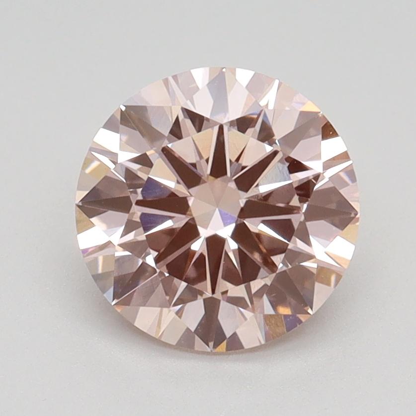 1.71 Ct. Fancy Intense Pink Round Lab Grown Diamond