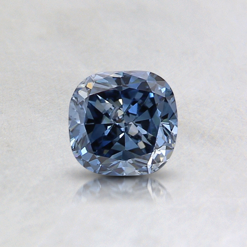 0.41 Ct. Fancy Intense Blue Cushion Lab Grown Diamond