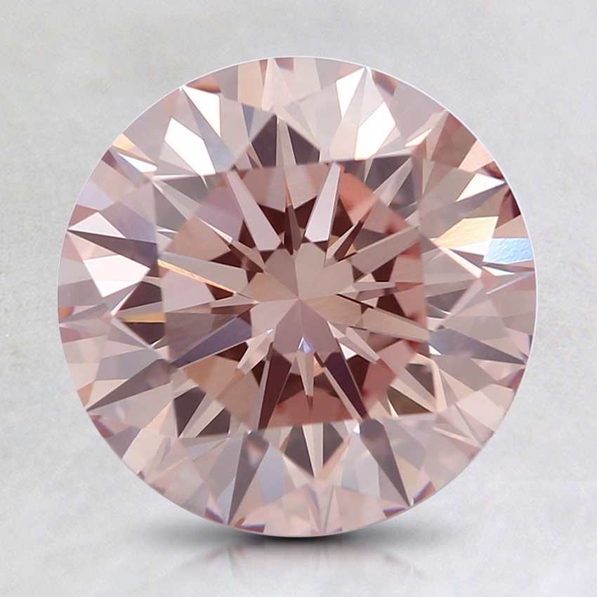 2.09 Ct. Fancy Light Brown Round Lab Grown Diamond
