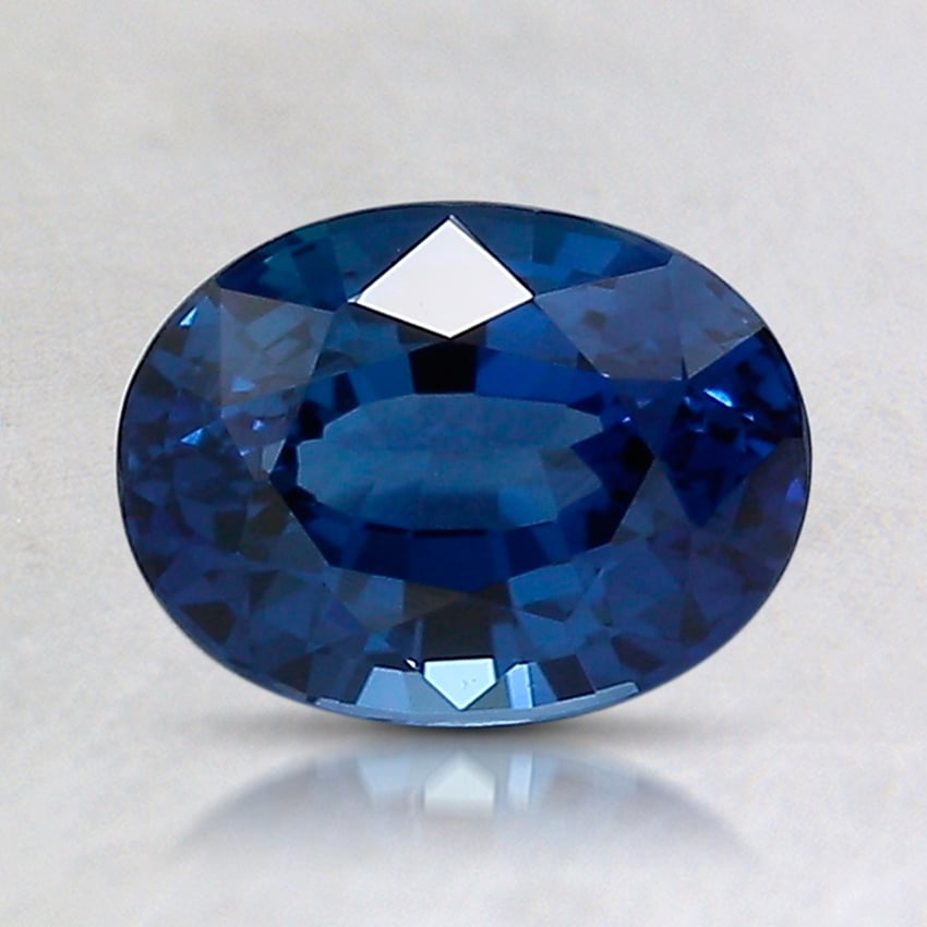 7.6x5.8mm Blue Oval Sapphire