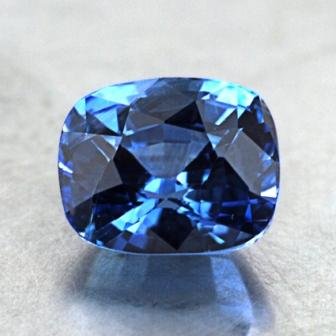 8x7mm Blue Cushion Sapphire