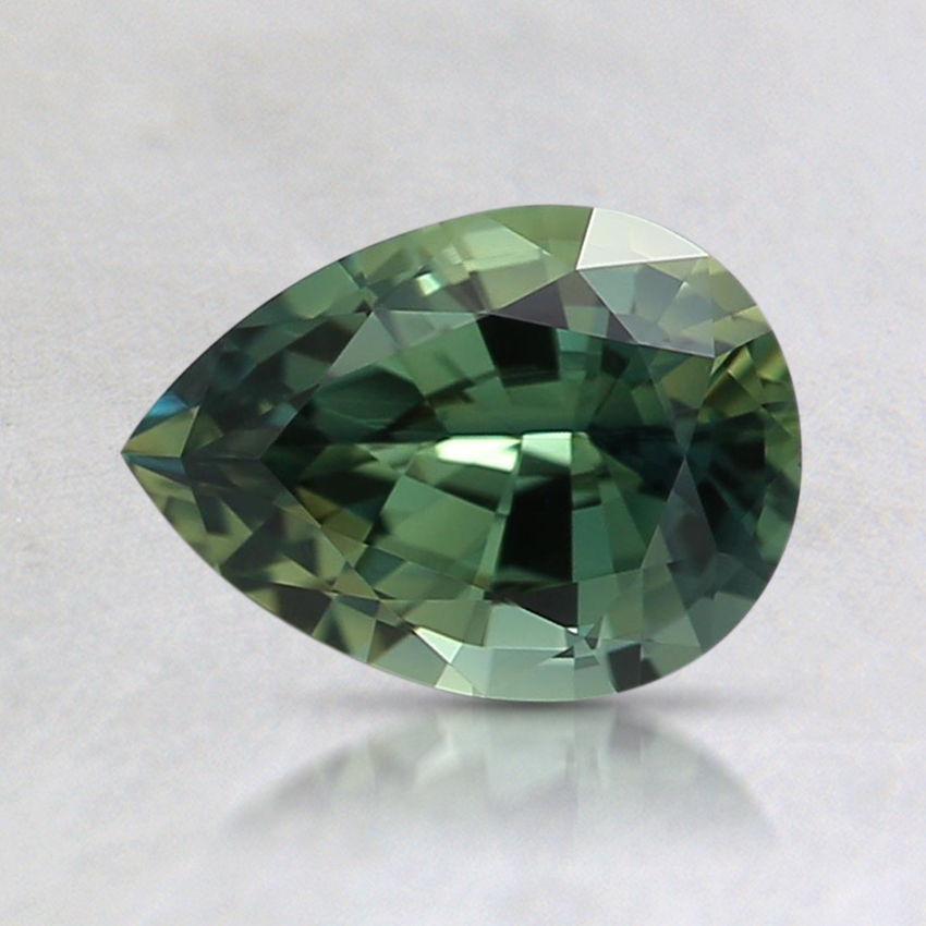 7.5x5.5mm Teal Pear Sapphire