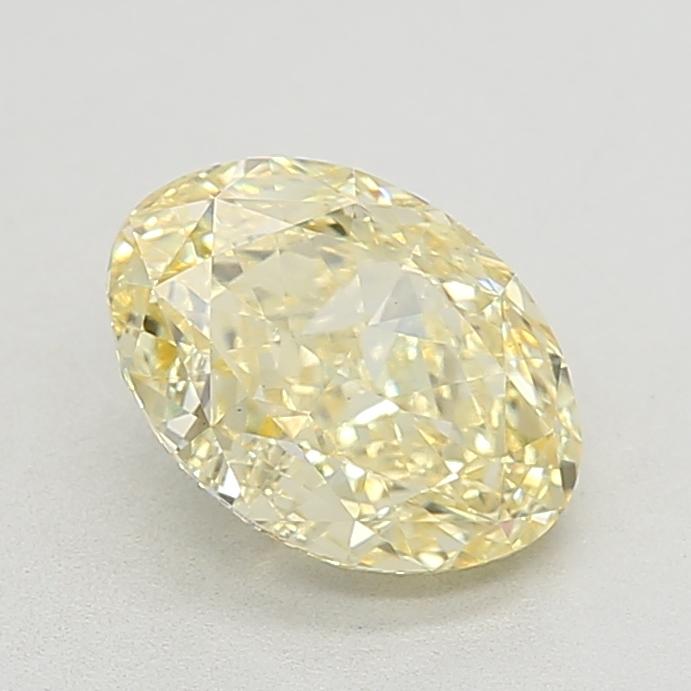 2.51 Ct. Fancy Intense Yellow Oval Lab Grown Diamond