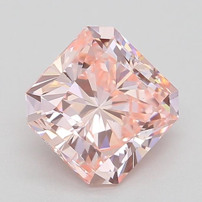 1.25 Ct. Fancy Intense  Pink Radiant Lab Grown Diamond