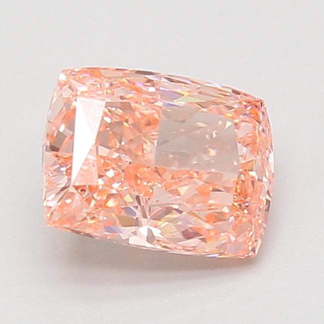 2.00 Ct. Fancy Vivid Pink Cushion Lab Grown Diamond