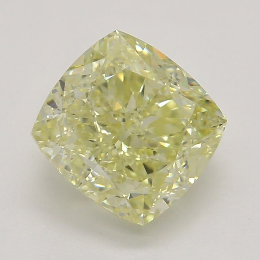 1.30 Ct. Fancy Light Yellow Cushion Diamond