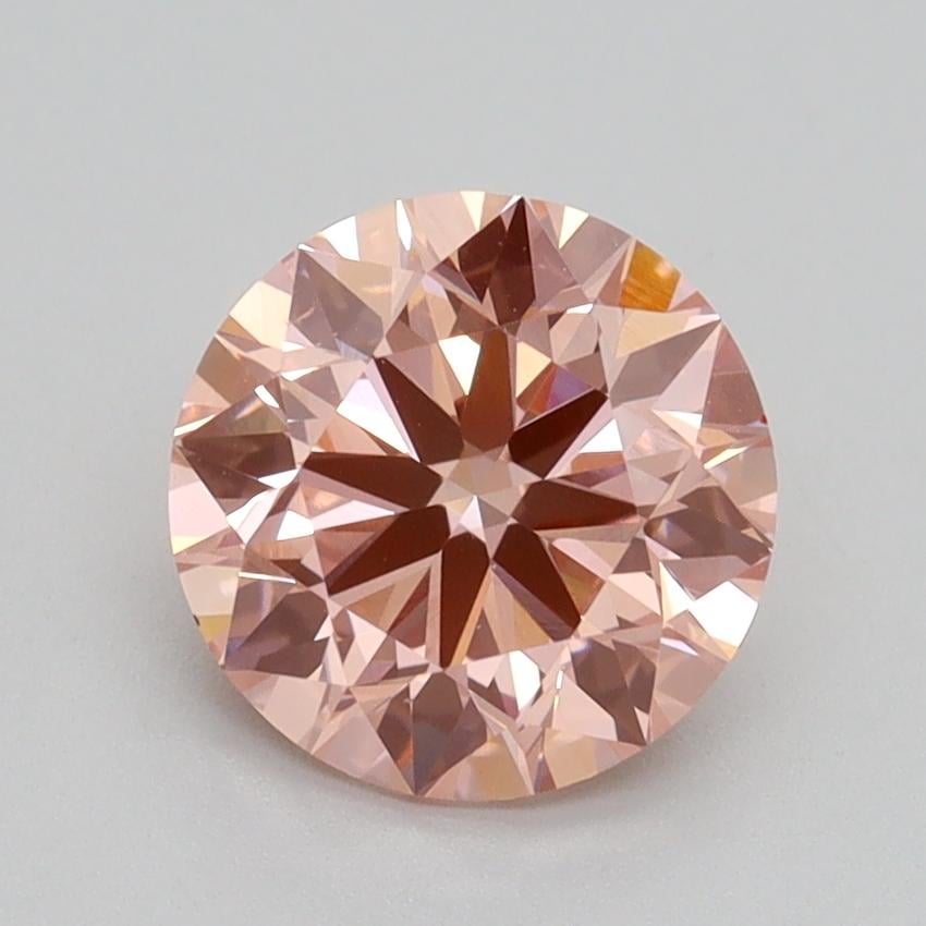 1.73 Ct. Fancy Intense Pink Round Lab Grown Diamond