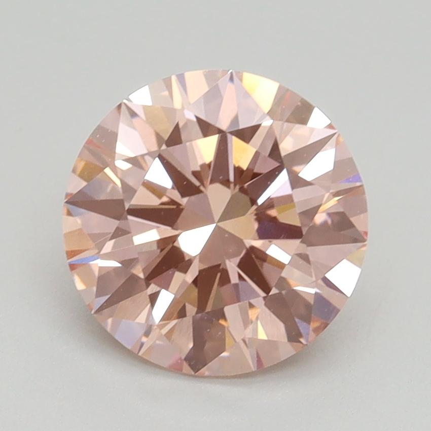 1.85 Ct. Fancy Intense Pink Round Lab Grown Diamond