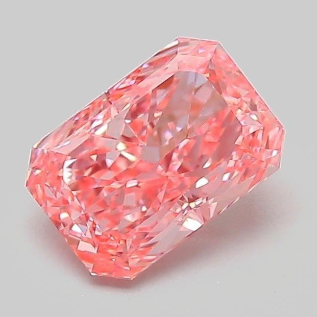 1.02 Ct. Fancy Vivid Pink Radiant Lab Grown Diamond