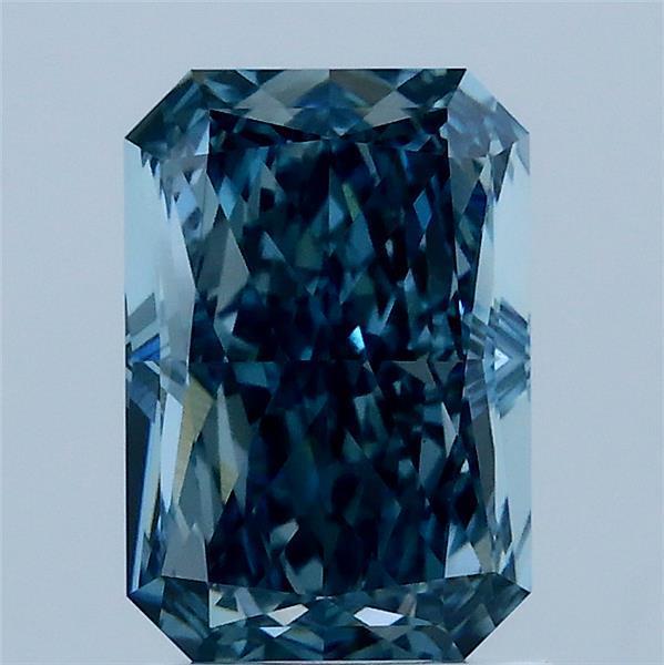 2.00 Ct. Fancy Vivid Blue Radiant Lab Grown Diamond