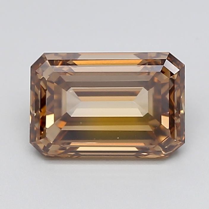 3.15 Ct. Fancy  Brown Emerald Lab Grown Diamond