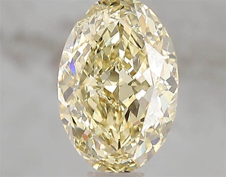 1.56 Ct. Fancy Intense Yellow Oval Lab Grown Diamond
