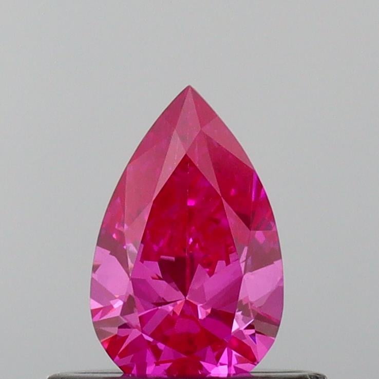 0.40 Ct. Fancy Vivid Pink Pear Lab Grown Diamond