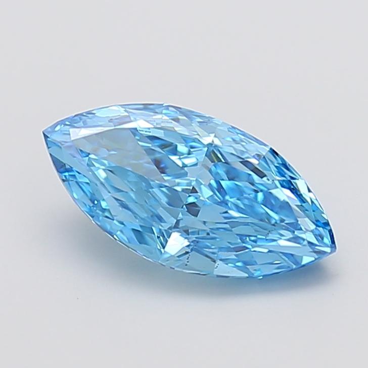 2.52 Ct. Fancy Blue Marquise Lab Grown Diamond