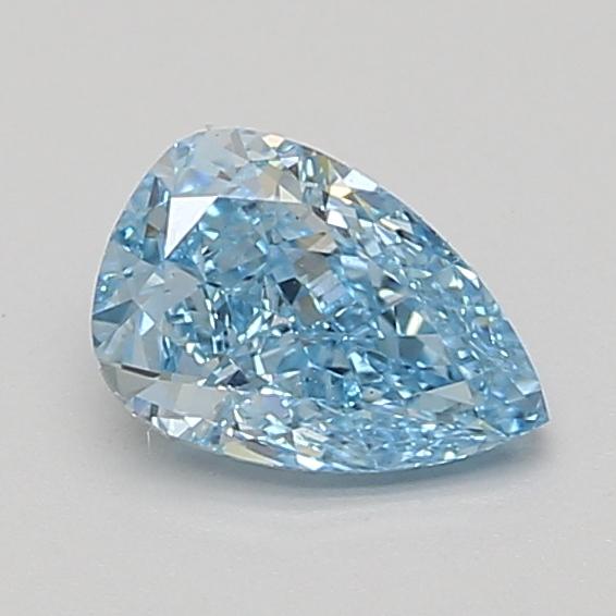 1.05 Ct. Fancy Vivid Blue Pear Lab Grown Diamond