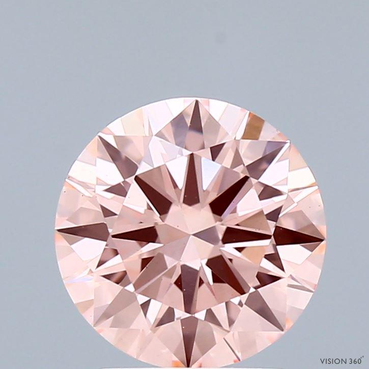 2.12 Ct. Fancy Intense Pink Round Lab Grown Diamond