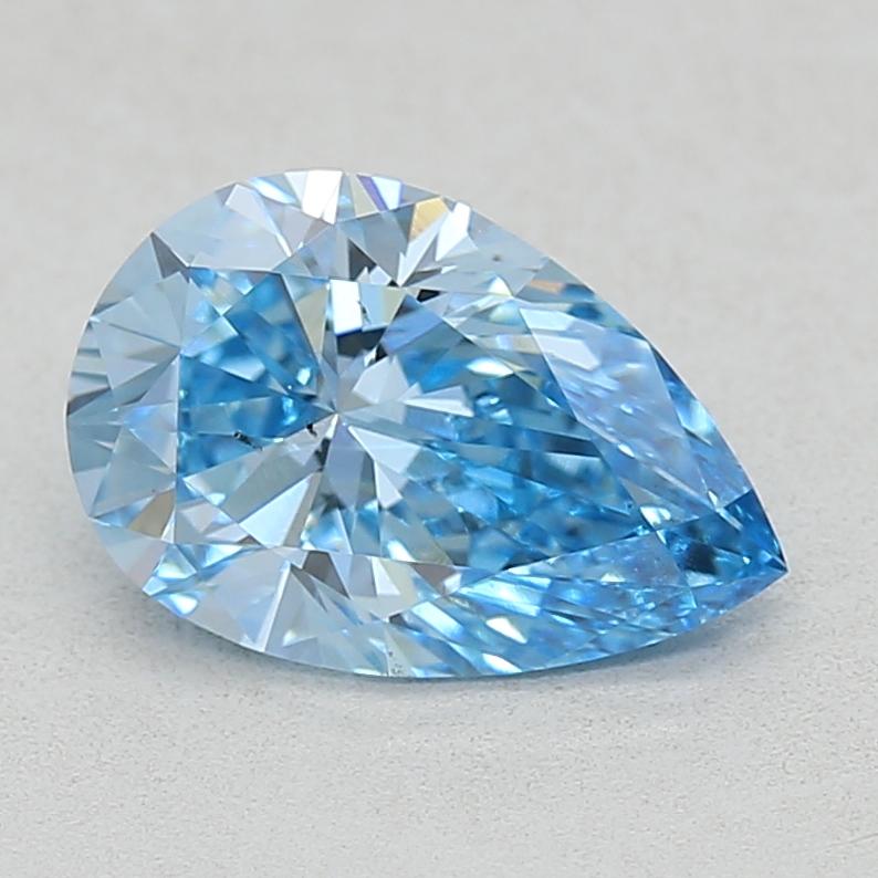 1.00 Ct. Fancy Vivid  Blue Pear Lab Grown Diamond