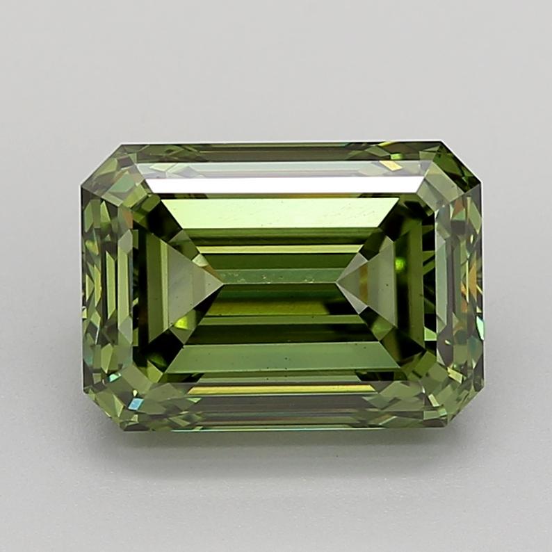 4.50 Ct. Fancy Vivid  Green Emerald Lab Grown Diamond