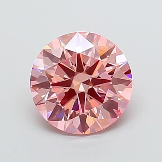 3.00 Ct. Fancy Vivid Pink Round Lab Grown Diamond