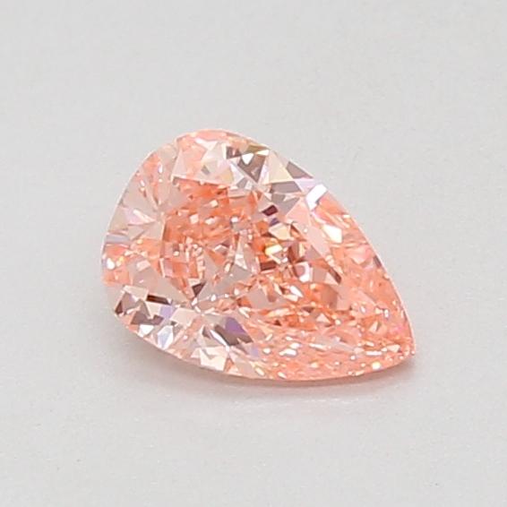 0.57 Ct. Fancy Vivid Pink Pear Lab Grown Diamond