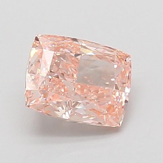 1.01 Ct. Fancy Vivid Pink Cushion Lab Grown Diamond