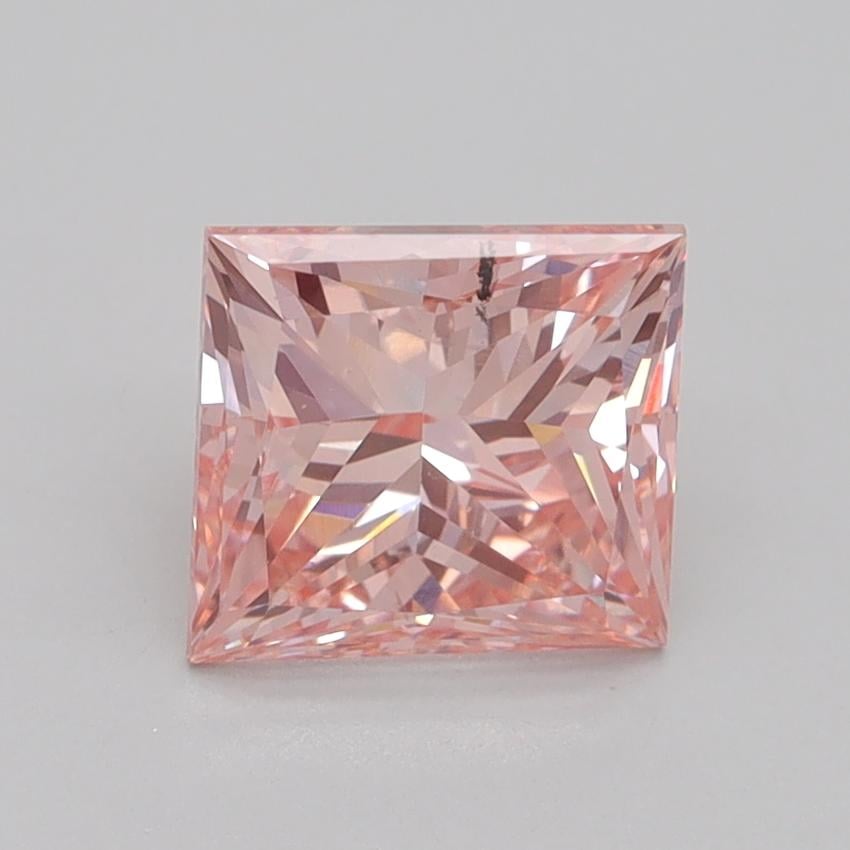 1.80 Ct. Fancy Intense Pink Princess Lab Grown Diamond